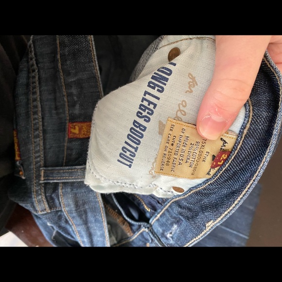 7 For All Mankind Jeans Long Leg Bootcut - Picture 3 of 3